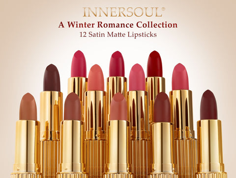 Cherry Red INNERSOUL Satin Matte Lipstick (Mini Travel Size)